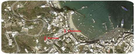 Ponza stradario azzurra