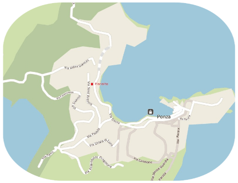 Ponza stradario planalto