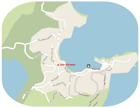 Ponza stradario casa giovanna