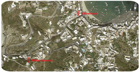 Ponza stradario villa alessia