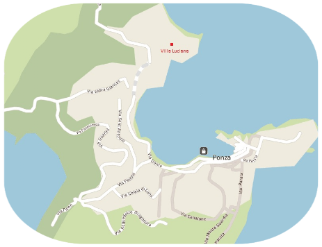 Ponza stradario villa luciana