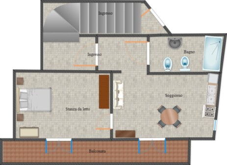 Casa Giovanna planimetria 